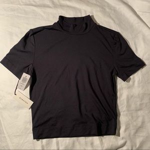 Brand new aritzia black turtle neck short sleeve